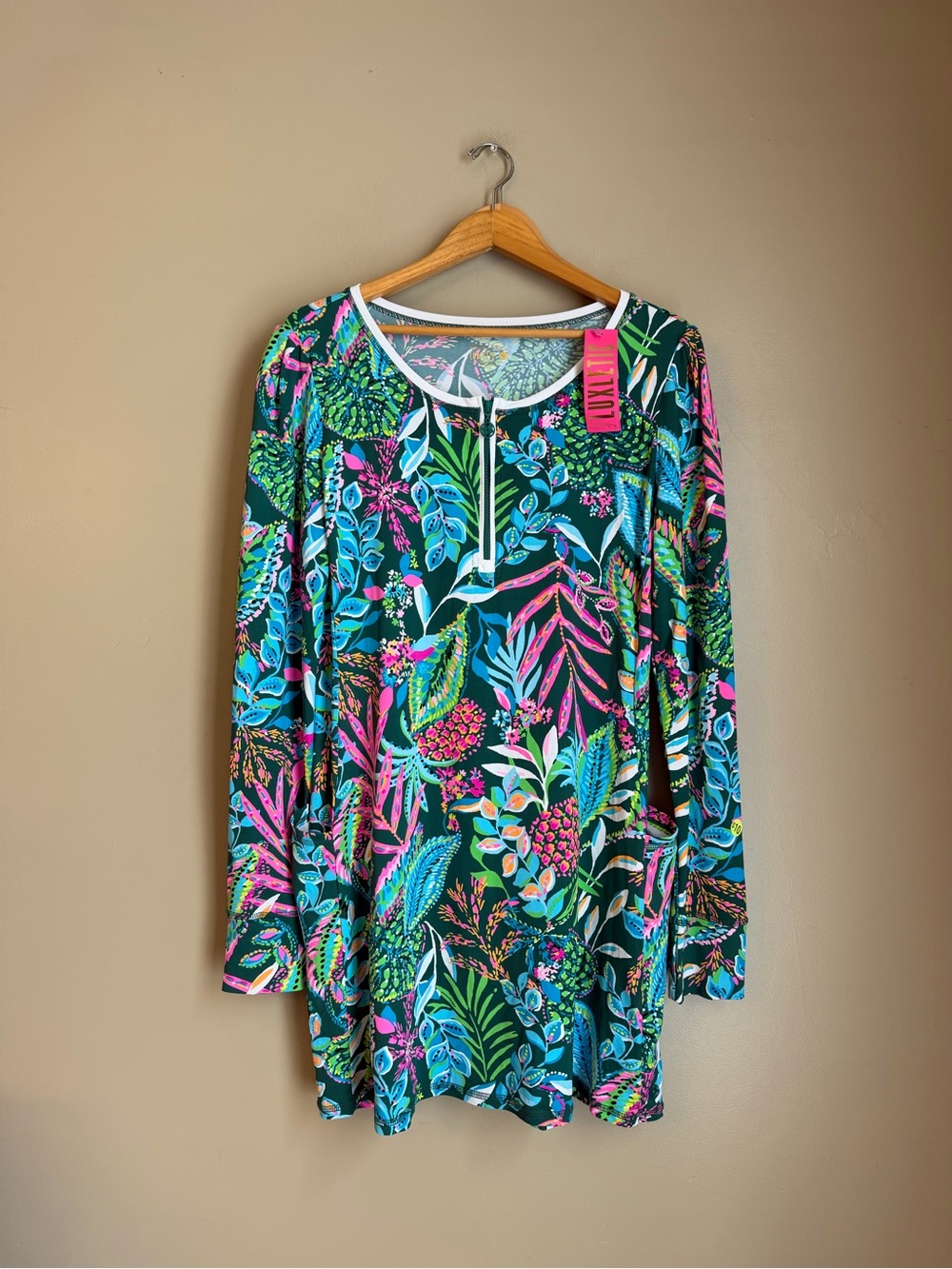 Lilly Pulitzer Meryl Jolena Golf Dress Sunshine Jungle NWT size XL MSRP $178